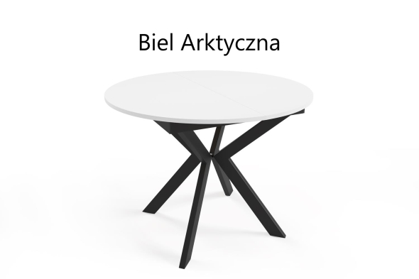Okrągły stół rozkładany LEIA Ø 100-138
