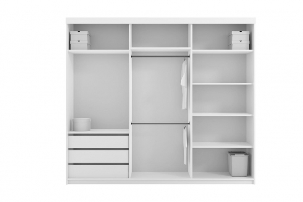 Szafa GERMAN Biała 250 cm