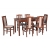 Stół Madera 1P 140-180x80 + 6 krzeseł Bravo 7