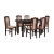 Stół Vito 1 160-200x80 + 6 krzeseł Bravo 2