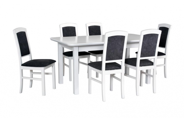 Stół Vito 5S 160-200x90 + 6 krzeseł Nel 4