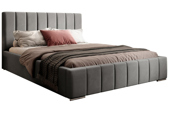 Łóżko tapicerowane z pojemnikiem Noemi 180x200