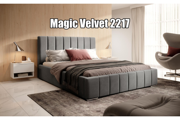 Łóżko tapicerowane z pojemnikiem Noemi 180x200