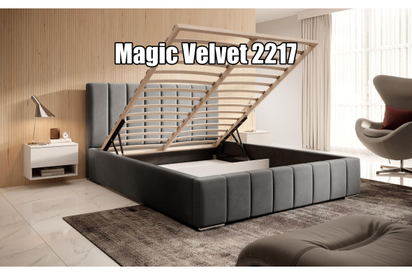 Łóżko tapicerowane z pojemnikiem Noemi 180x200