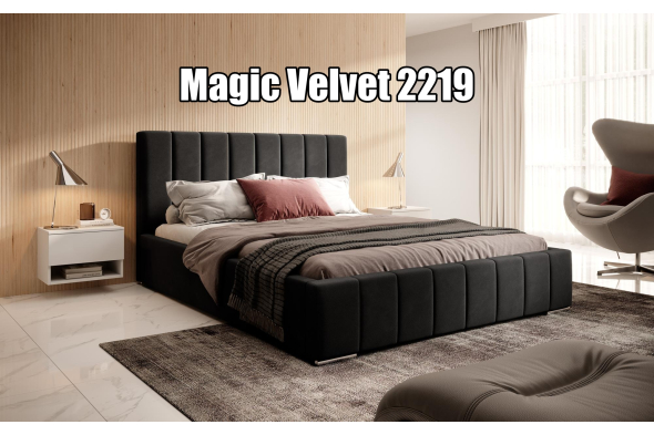 Łóżko tapicerowane z pojemnikiem Noemi 180x200