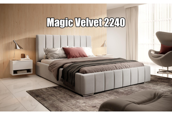 Łóżko tapicerowane z pojemnikiem Noemi 180x200