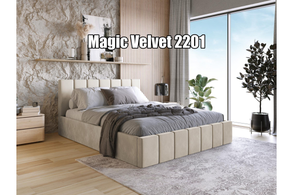 Wąskie łóżko tapicerowane Renzo SLIM 120x200 z pojemnikiem