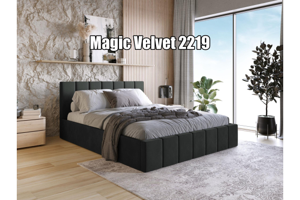 Wąskie łóżko tapicerowane Renzo SLIM 120x200 z pojemnikiem