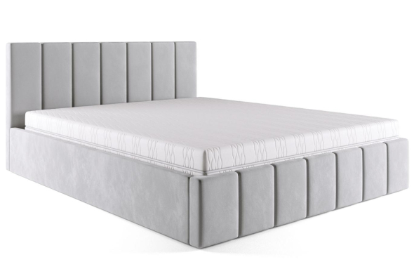 Wąskie łóżko tapicerowane Renzo SLIM 120x200 z pojemnikiem