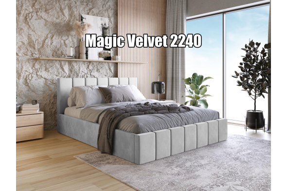 Wąskie łóżko tapicerowane Renzo SLIM 120x200 z pojemnikiem