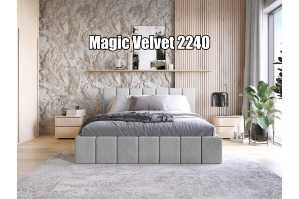 Wąskie łóżko tapicerowane Renzo SLIM 120x200 z pojemnikiem