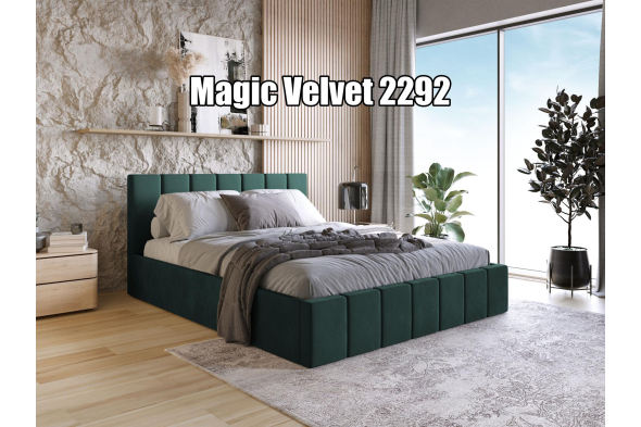 Wąskie łóżko tapicerowane Renzo SLIM 120x200 z pojemnikiem