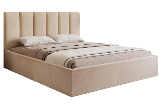 Wąskie łóżko tapicerowane z pojemnikiem Nilo SLIM 120x200