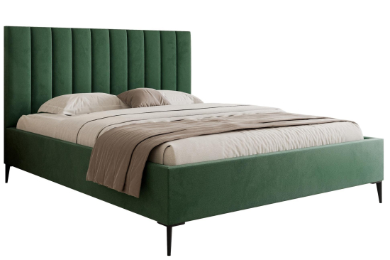 Łóżko tapicerowane Luno SLIM Na nóżkach 140x200