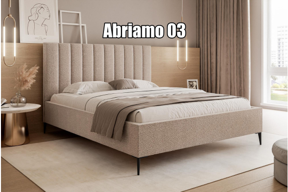 Łóżko tapicerowane Luno SLIM Na nóżkach 160x200