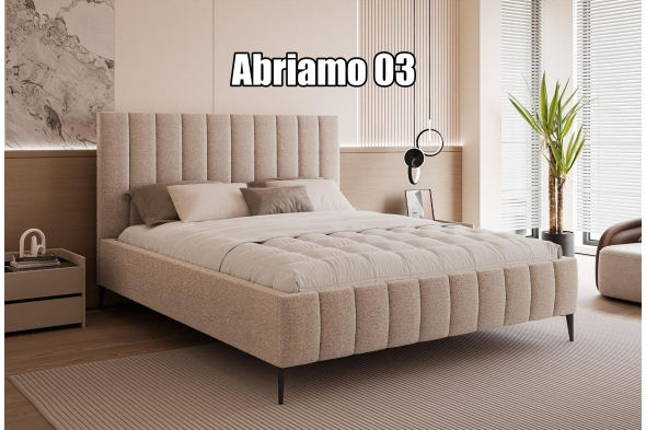 Łóżko tapicerowane Rico SLIM Na nóżkach 160x200
