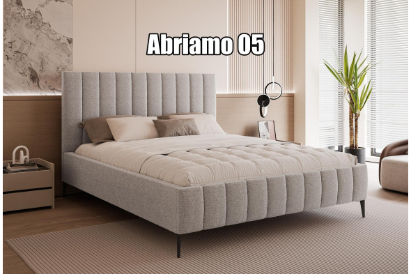Łóżko tapicerowane Rico SLIM Na nóżkach 160x200
