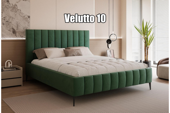 Łóżko tapicerowane Rico SLIM Na nóżkach 160x200