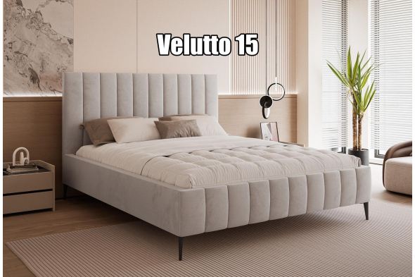 Łóżko tapicerowane Rico SLIM Na nóżkach 160x200