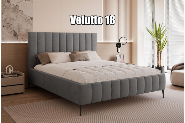 Łóżko tapicerowane Rico SLIM Na nóżkach 160x200