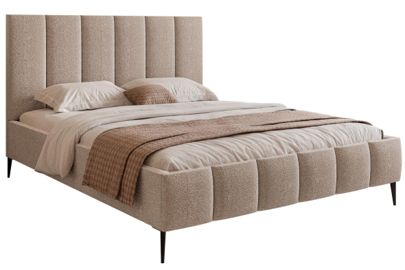 Łóżko tapicerowane Milo SLIM Na nóżkach 160x200