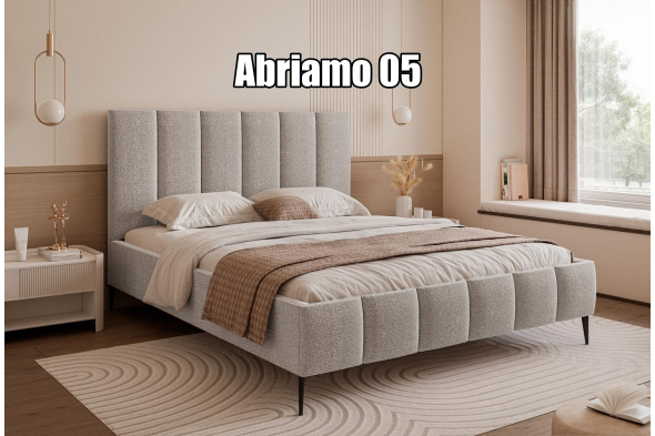 Łóżko tapicerowane Milo SLIM Na nóżkach 160x200