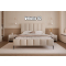 Łóżko tapicerowane Milo SLIM Na nóżkach 160x200