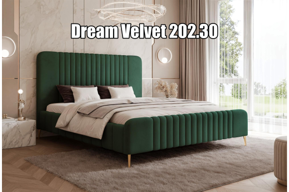 Łóżko tapicerowane Olivio SLIM Na nóżkach 160x200