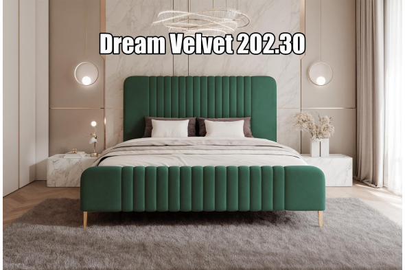 Łóżko tapicerowane Olivio SLIM Na nóżkach 160x200