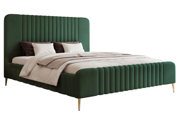 Łóżko tapicerowane Olivio SLIM Na nóżkach 160x200