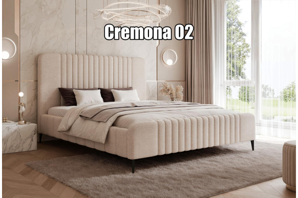 Łóżko tapicerowane Olivio SLIM Na nóżkach 160x200