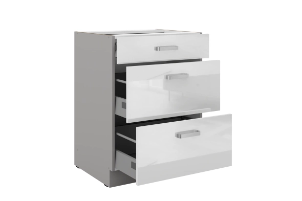 Szafka dolna 3 szuflady 60 D 3S PREMIUM BOX