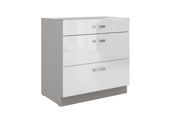 Szafka dolna 3 szuflady 80 D 3S PREMIUM BOX